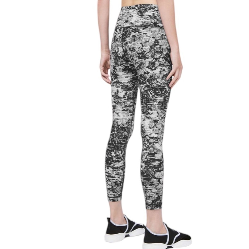 Lululemon Wunder Under High-Rise 7/8 Tight Full-On Luxtreme 25 Masked Lace 8774